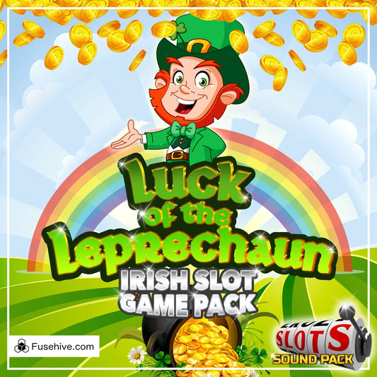 Irish Slot Game Music & Sound Effects Library - Luck of the Leprechaun St. Patrick's Day Casino Pack