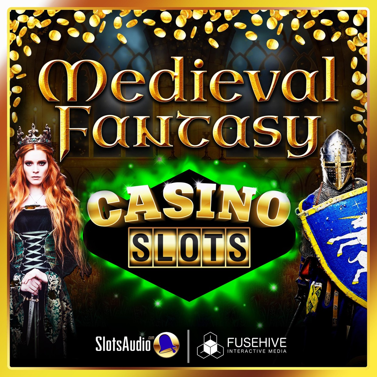 Medieval Fantasy Adventure Slot Game Music and Sound Effects Library – Epic Slots Jackpot Audio Pack